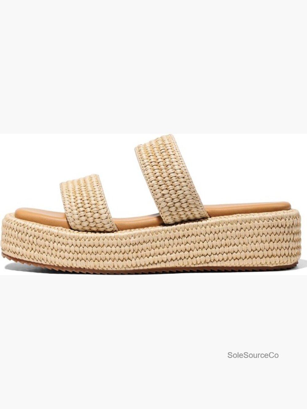 Wedge Espadrilles Platform Sandals Slip On Summer Raffia Vacation Comfortable